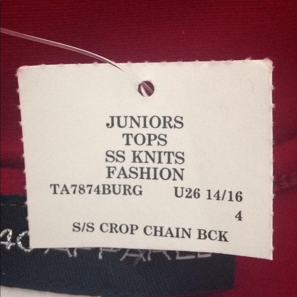 Maroon Crop Top - Picture 5 of 5